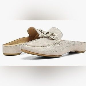 Donald Pliner Women's Bless Distressed Metallic Mule Sz 6